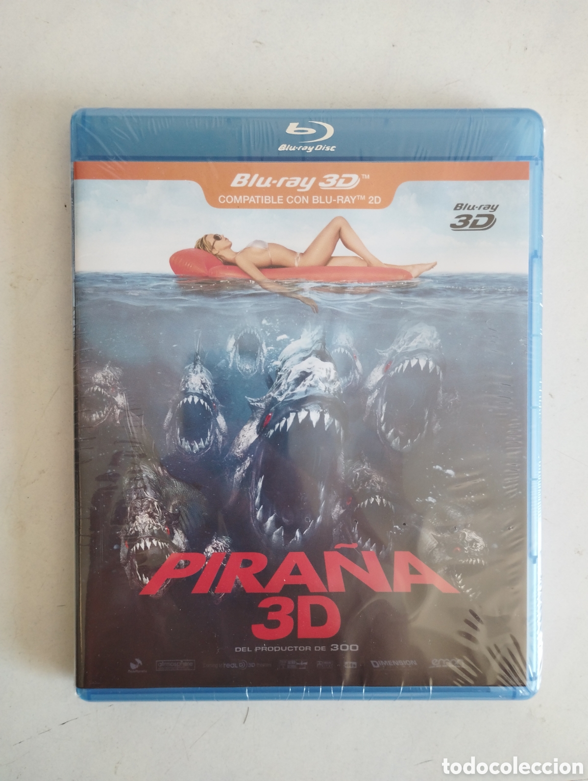 película blu-ray piraña 3d+2d sin abrir precint - Compra venta en  todocoleccion