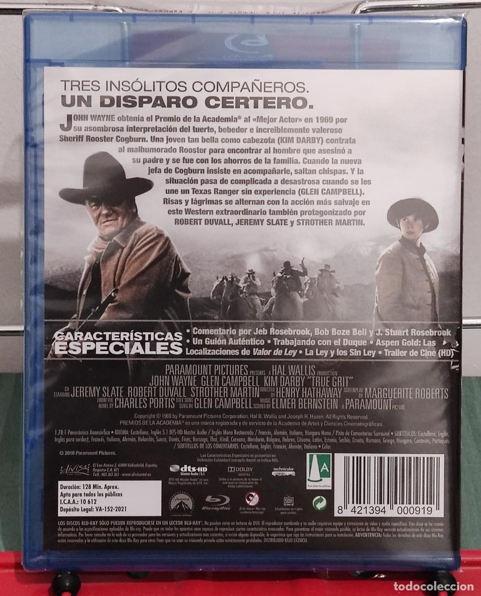 Cine: Valor de ley (John Wayne) en Blu rayㅤ - Foto 2
