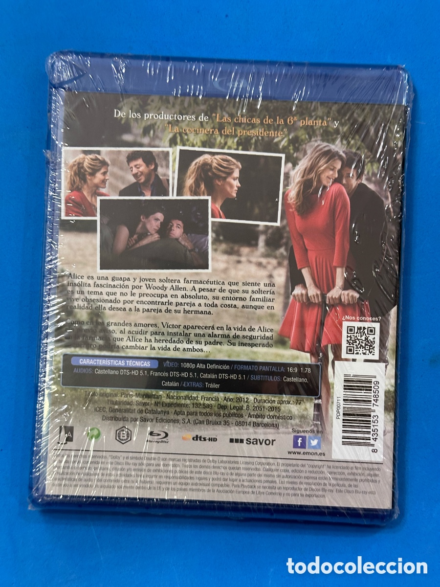 Cine: Paris-Manhattan (Blu-ray) *Precintado* - Foto 2
