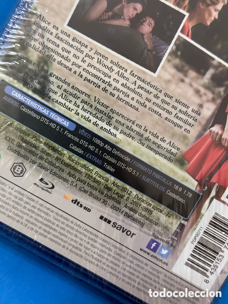 Cine: Paris-Manhattan (Blu-ray) *Precintado* - Foto 3