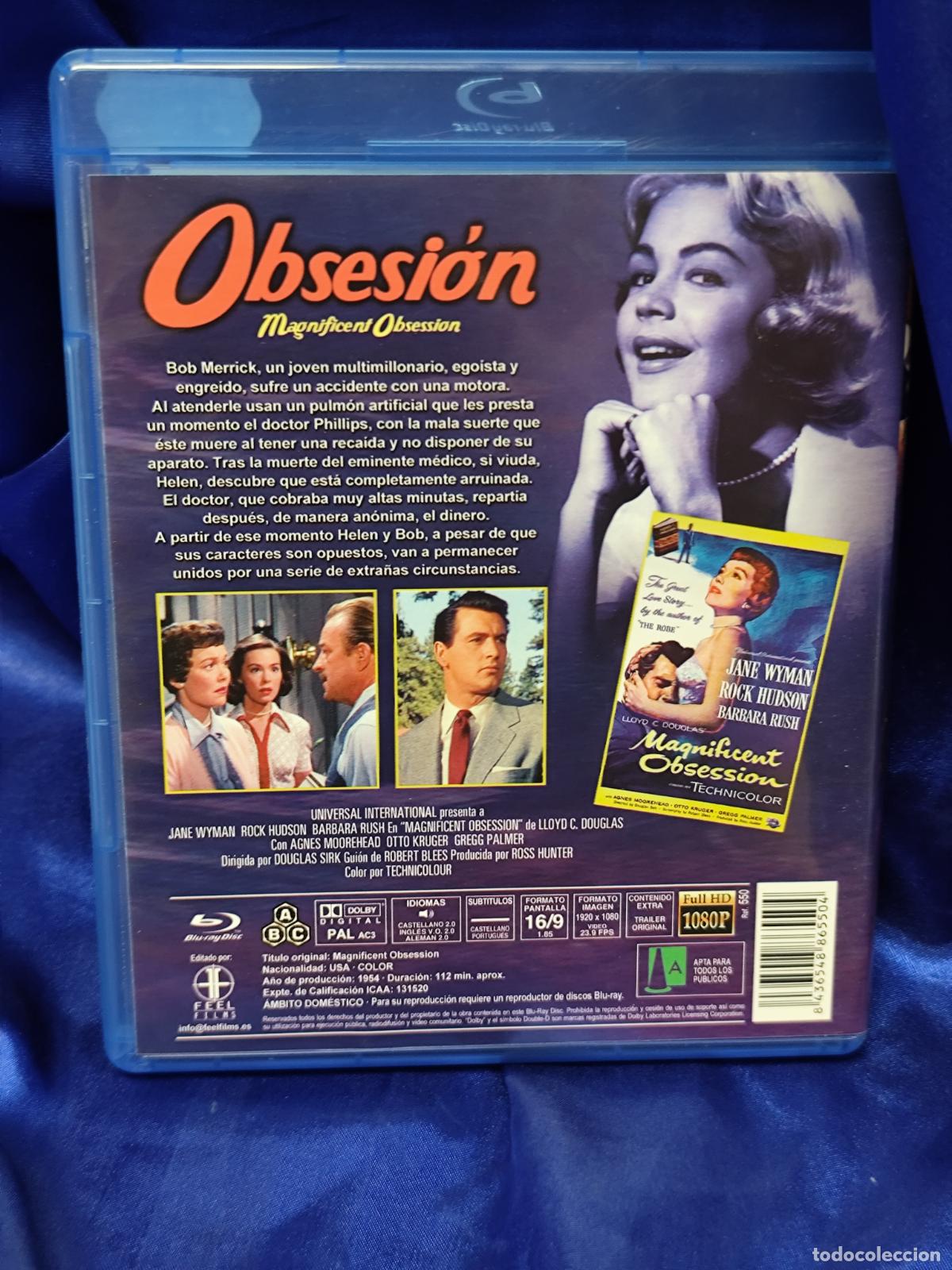 Cine: PELICULA OBSESION BLU RAY - Foto 2