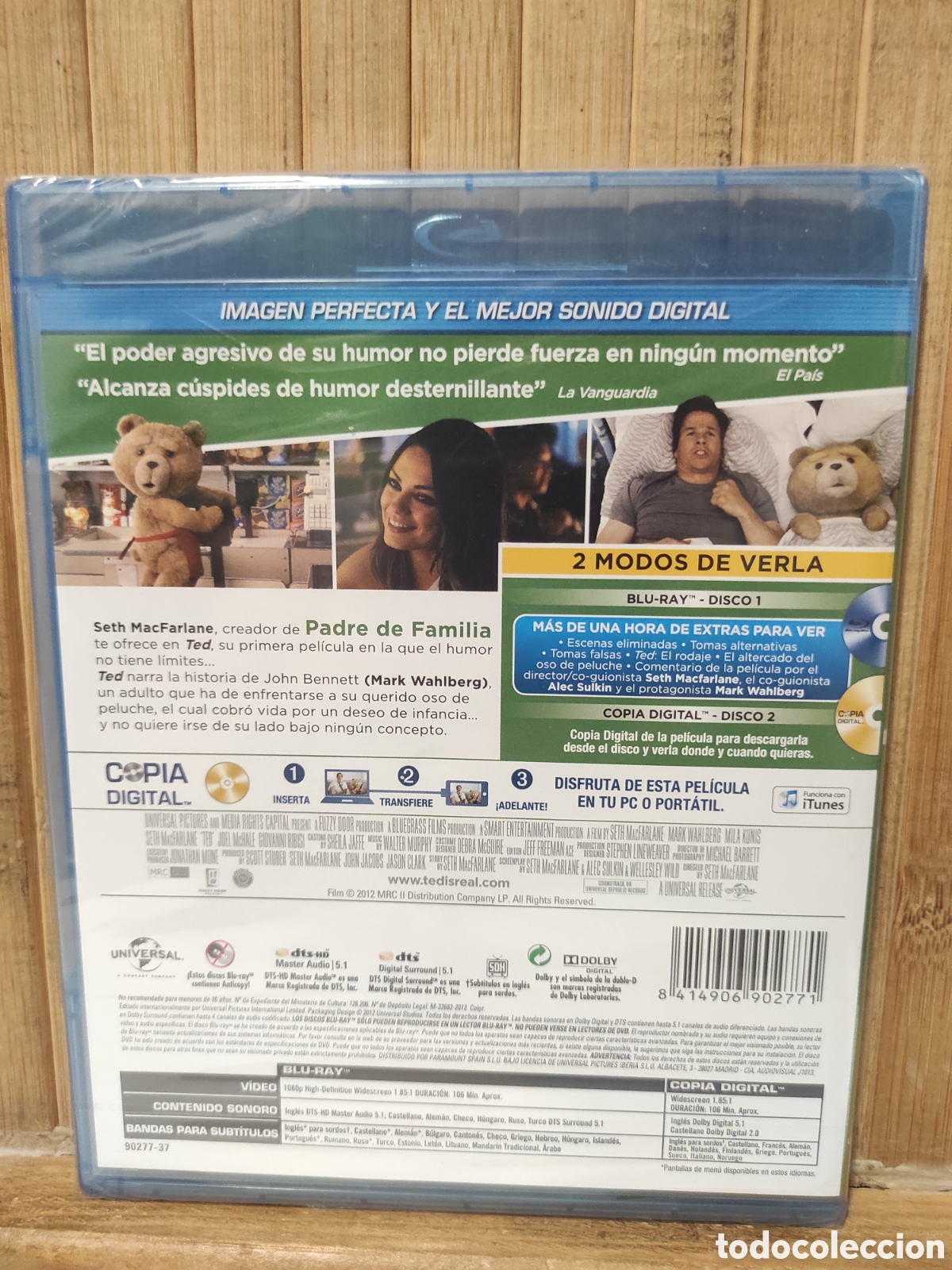 Cine: TED - BLU-RAY NUEVO PRECINTADO - Foto 2