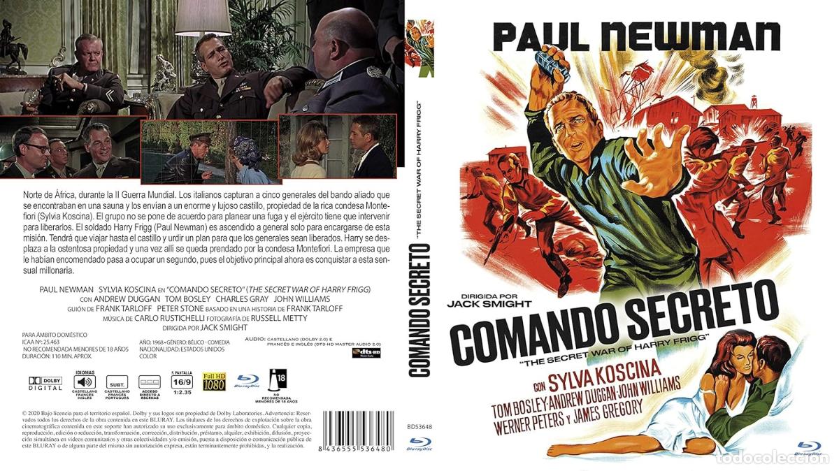 Cine: COMANDO SECRETO BD - NUEVO - Foto 2