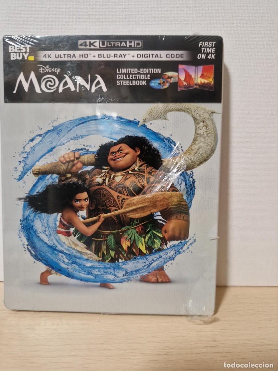 Cine: Disney Moana (4K Blu Ray+Blu Ray,SteelBook Ultra HD Blu-ray)