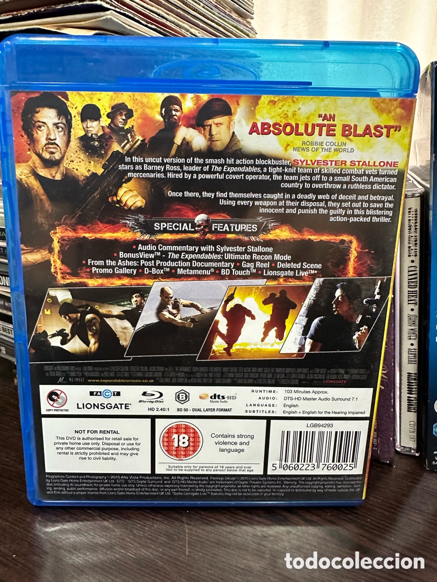 Cine: The Expendables (Blu-ray) Uncut Version 2010/UK - Foto 2