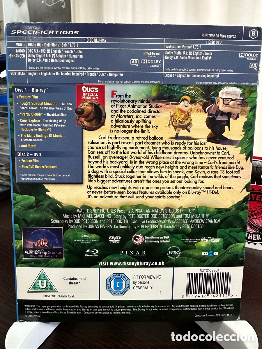 Cine: Up (Pixar - Combi Pack / Blu-ray + DVD) 2010/UK - Foto 3
