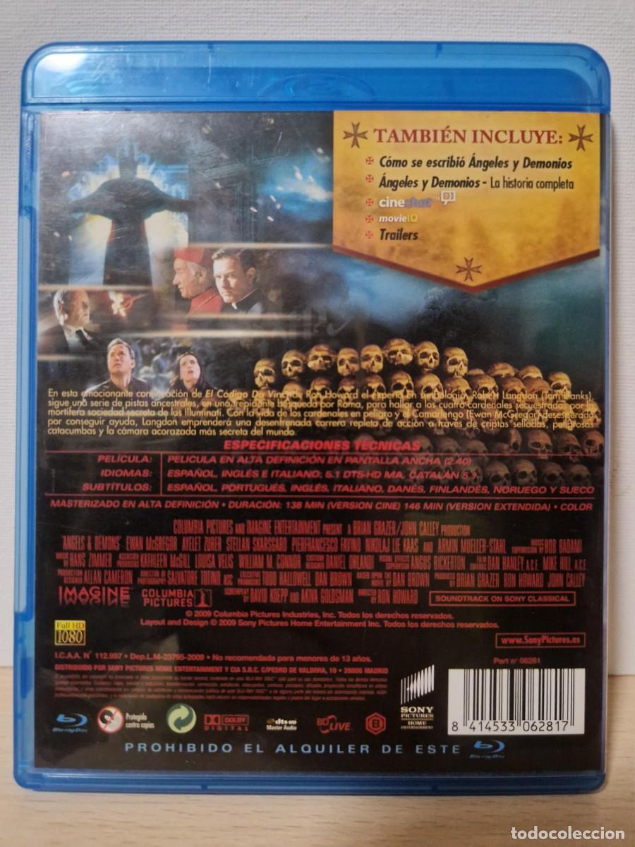 Cine: &Aacute;ngeles y demonios [Blu-ray] - Foto 2