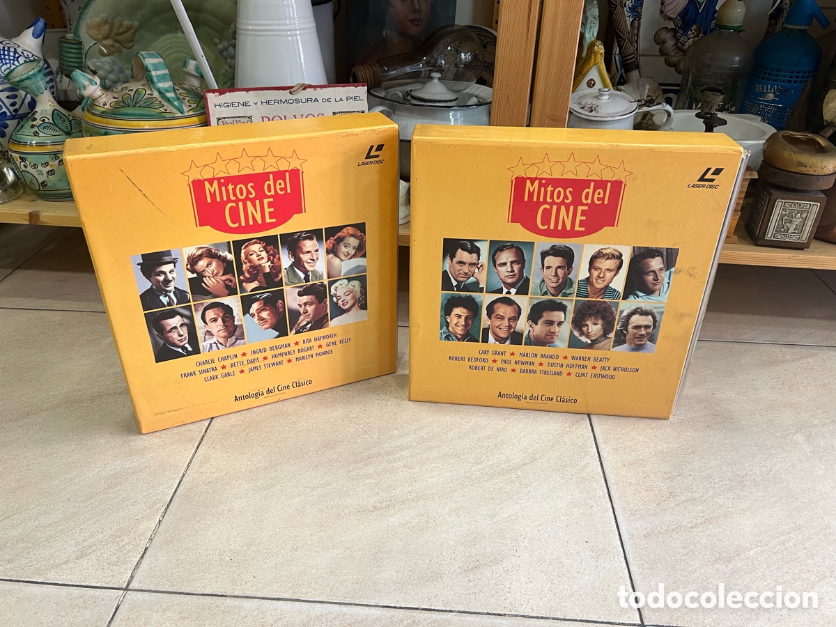 Cine: Lote de L&aacute;ser Disc Mitos del Cine - Foto 1