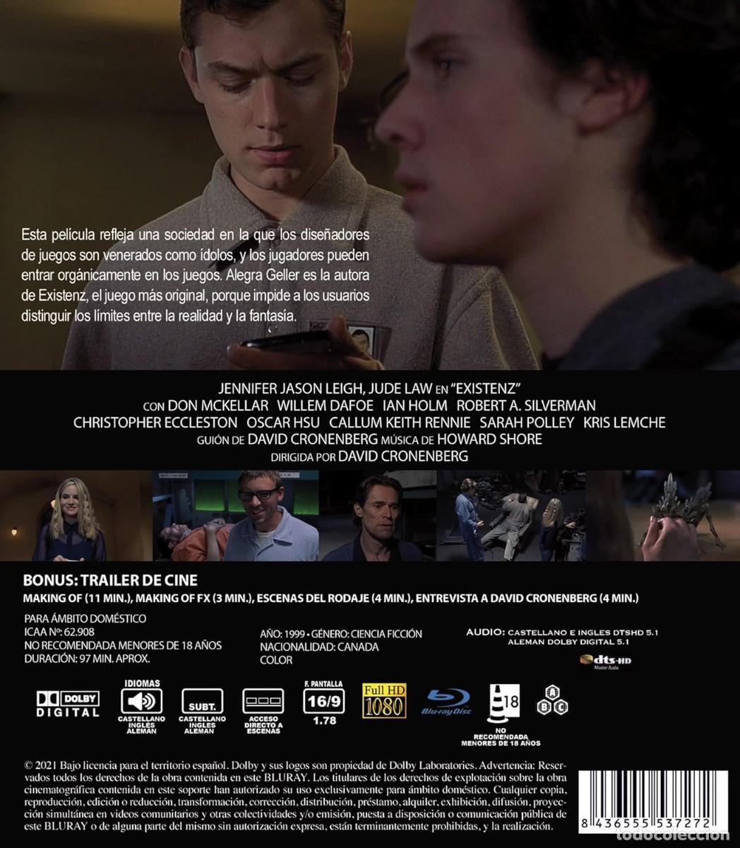Cine: EXISTENZ BLURAY NUEVO - Foto 2