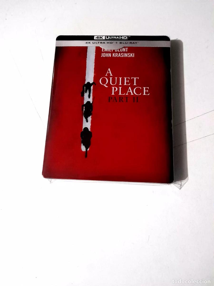 Cine: UHD &rdquo;UN LUGAR TRANQUILO 2&rdquo; 4K ULTRA HD +BLU-RAY STEELBOOK FRANCES CON CASTELLANO