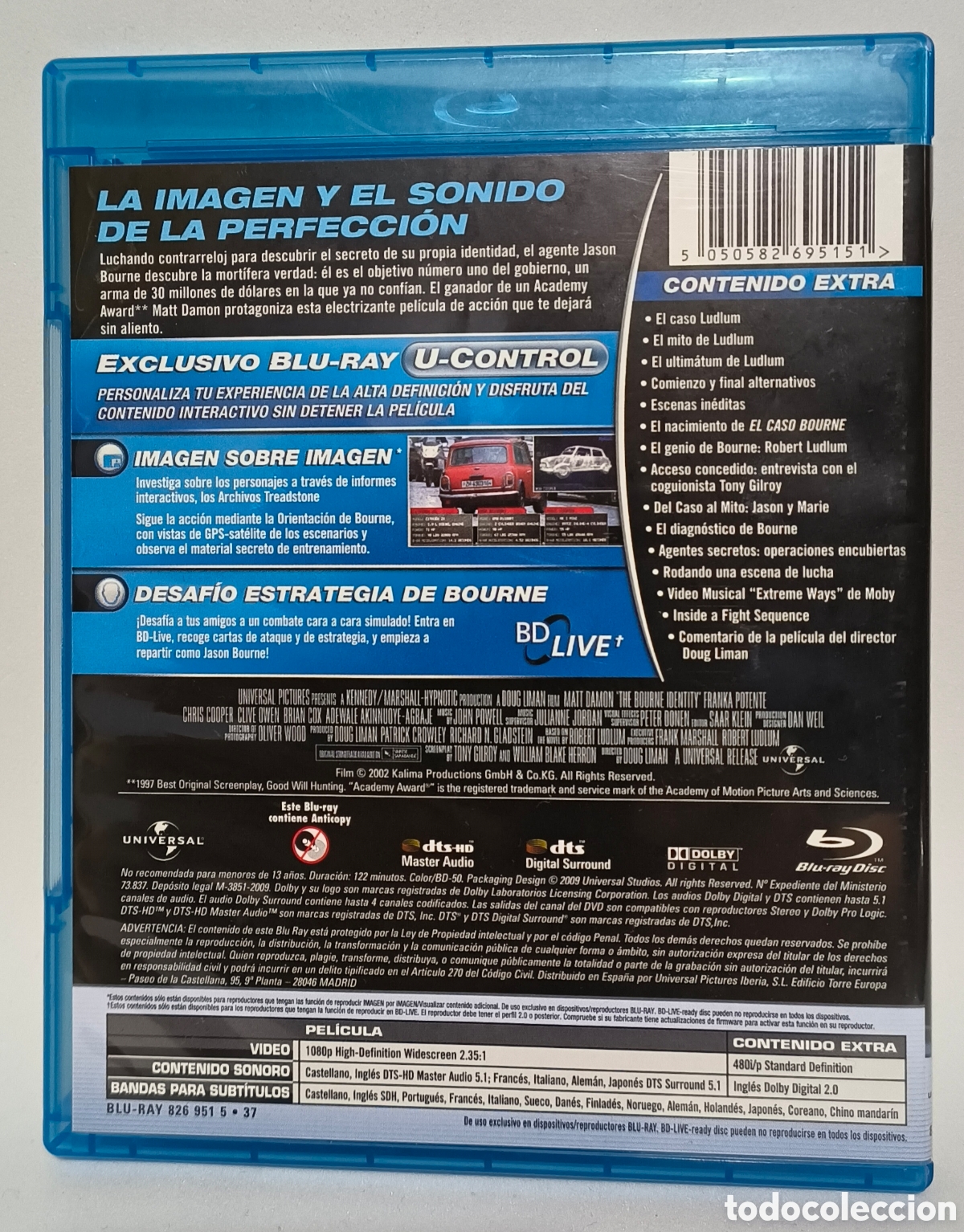 Cine: El caso Bourne (Blu-ray) - Foto 2
