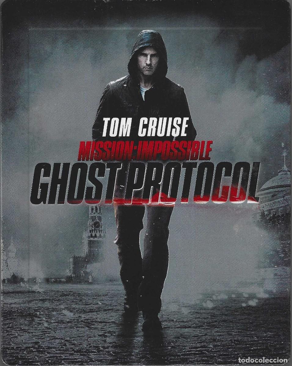 Cine: MISSION IMPOSSIBLE GHOST PROTOCOL (BLURAY + DVD) ESTUCHE MET&Aacute;LICO