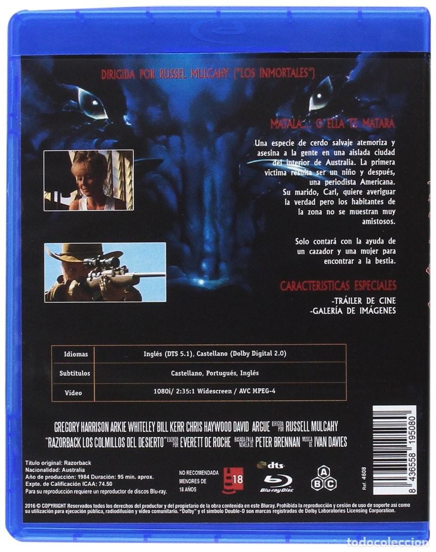 Cine: RAZORBACK LOS COLMILLOS DEL INFIERNO BD - Foto 2