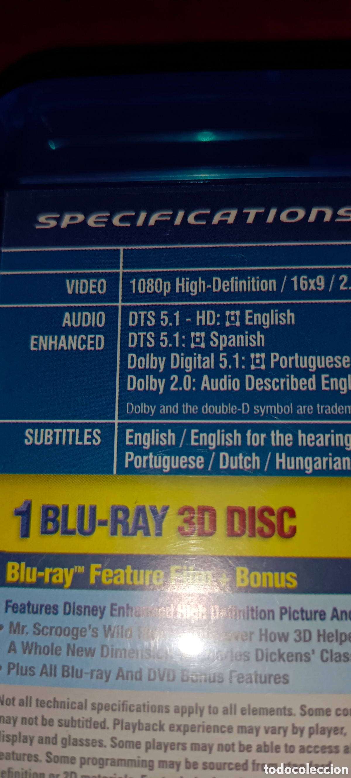 Cine: Blu-ray 3D - Cuento de Navidad - Castellano - Foto 3
