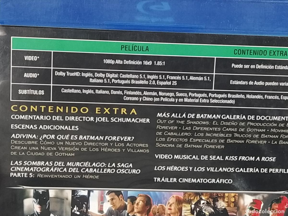 Cine: BLU-RAY BATMAN FOREVER. Blu-ray como nuevo. - Foto 2