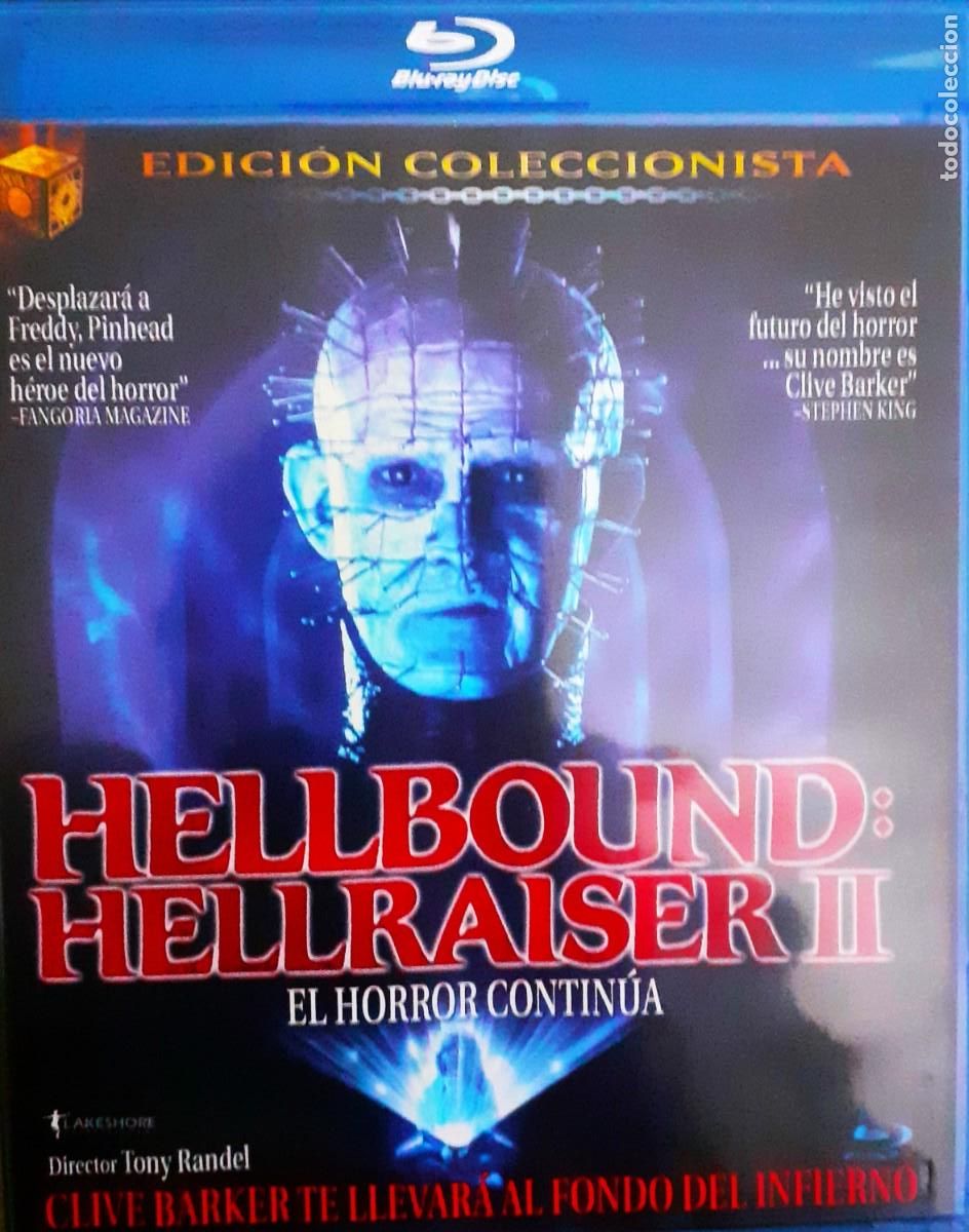 Cine: HELLRAISER. PARTE 2. HELLBOUND. CINE EN BLU-RAY. COLECCION. - Foto 1