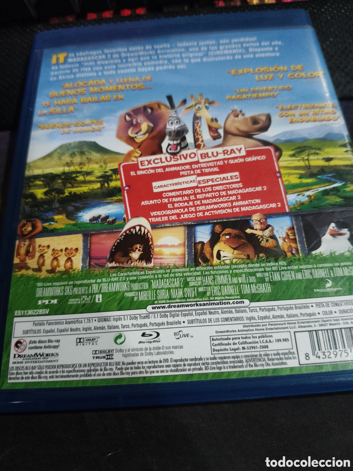 Cine: Madagascar 2 Blu-ray - Foto 2