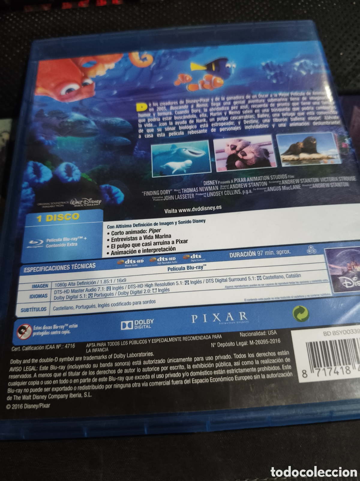 Cine: Buscando a Dory Blu-ray - Foto 2