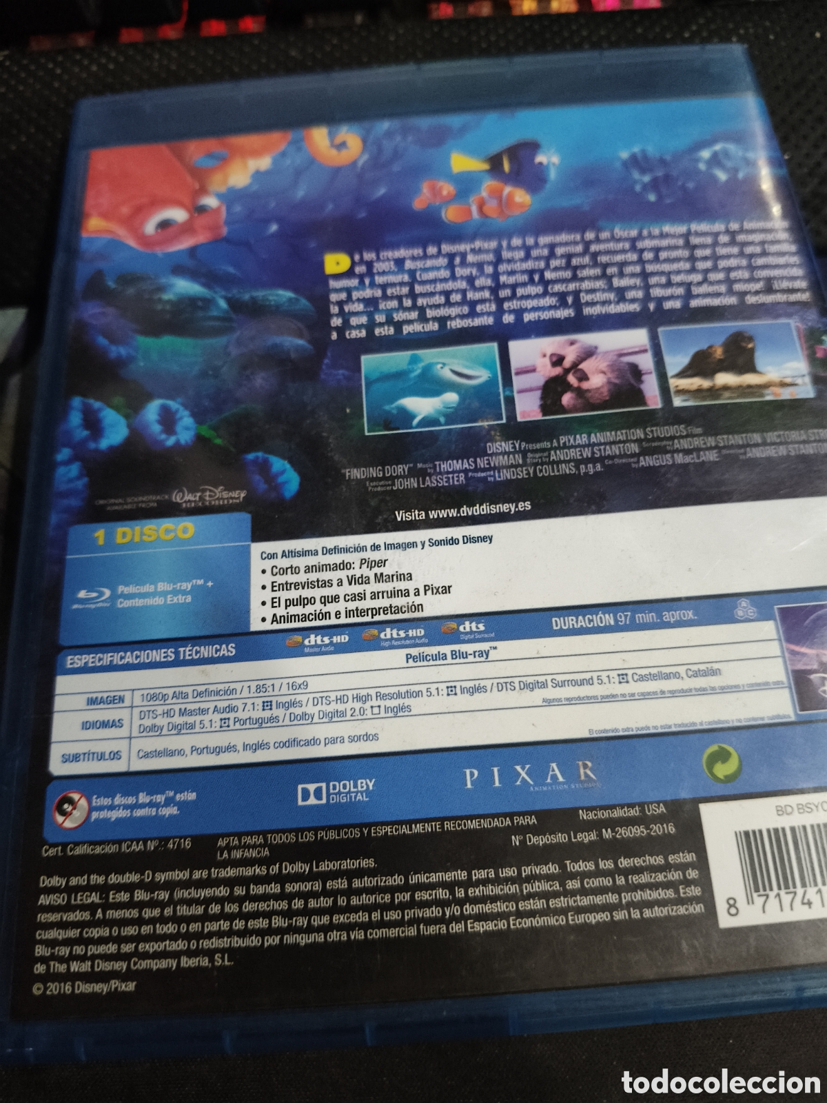 Cine: Buscando a Dory Blu-ray - Foto 2