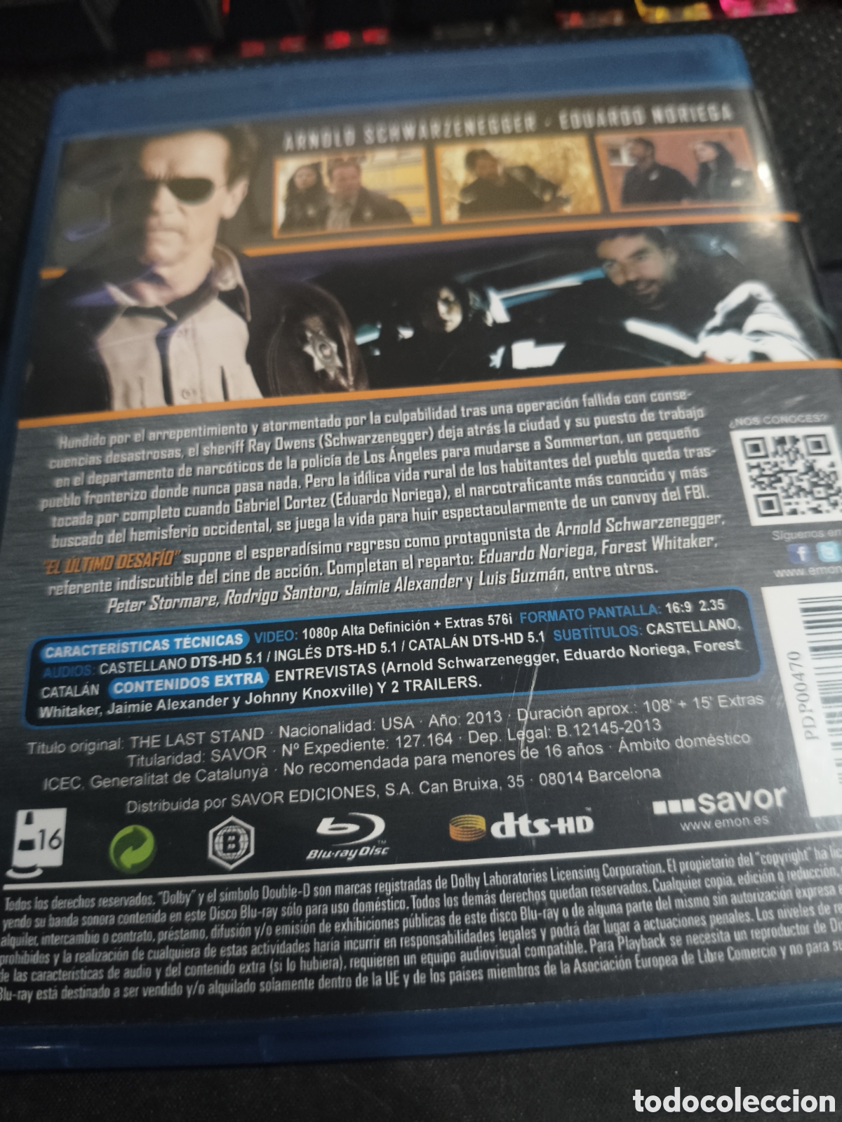 Cine: El &uacute;ltimo desaf&iacute;o Blu-ray - Foto 2
