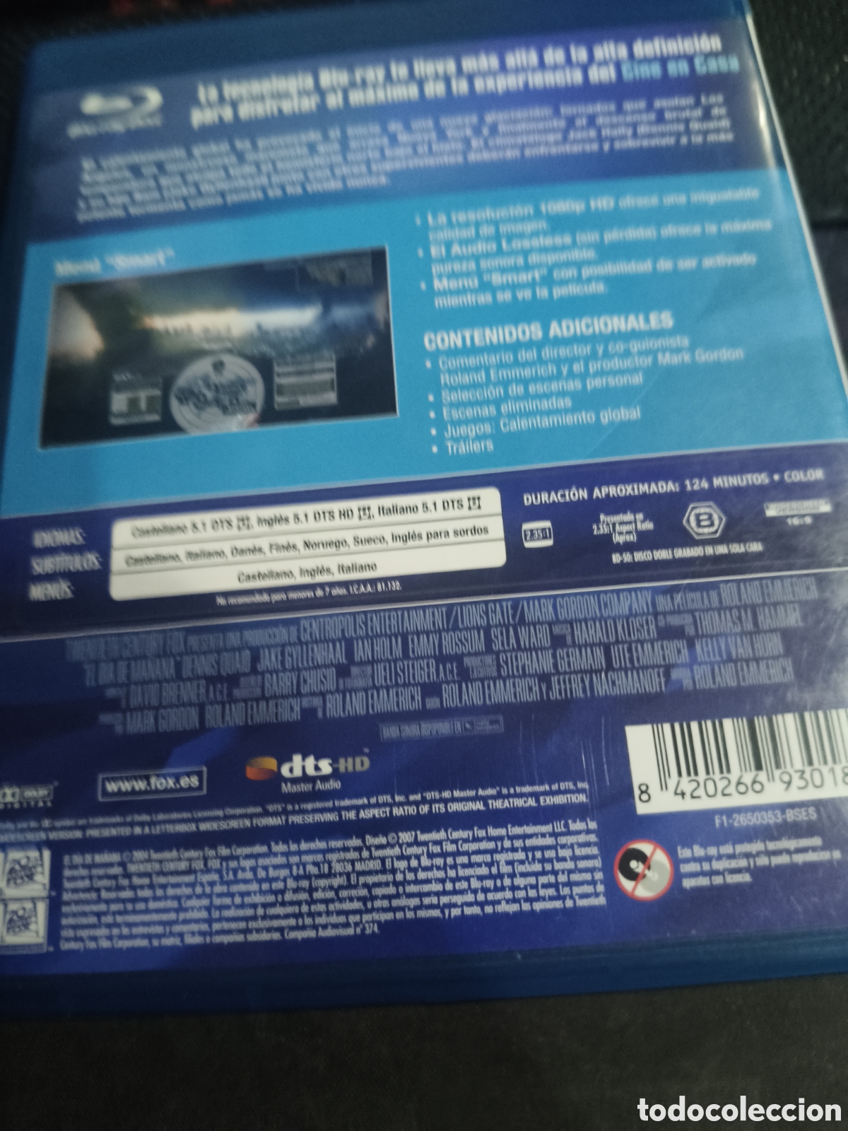 Cine: El d&iacute;a de ma&ntilde;ana Blu-ray - Foto 2
