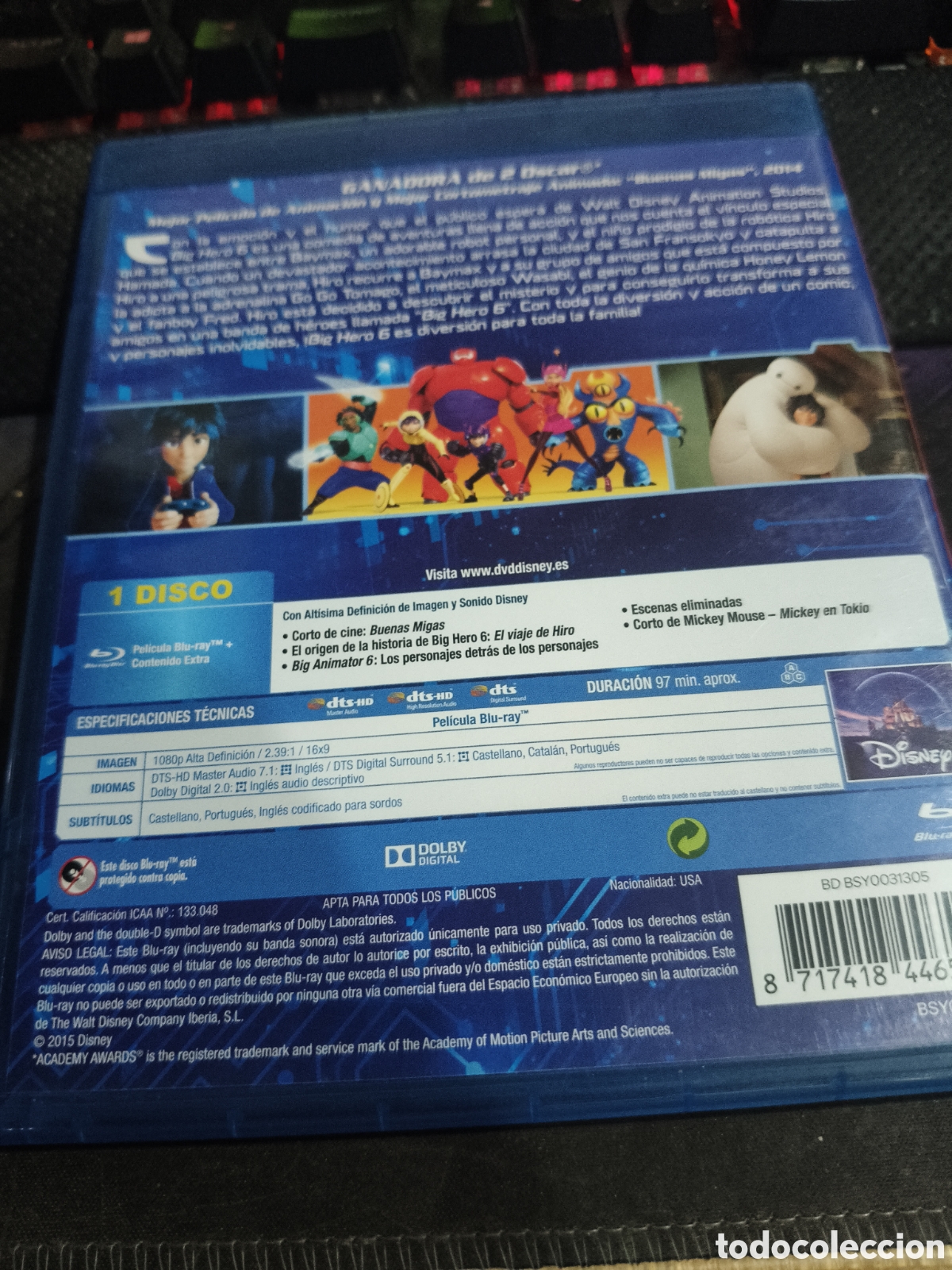 Cine: Big Hero 6 ---- Blu-ray - Foto 2