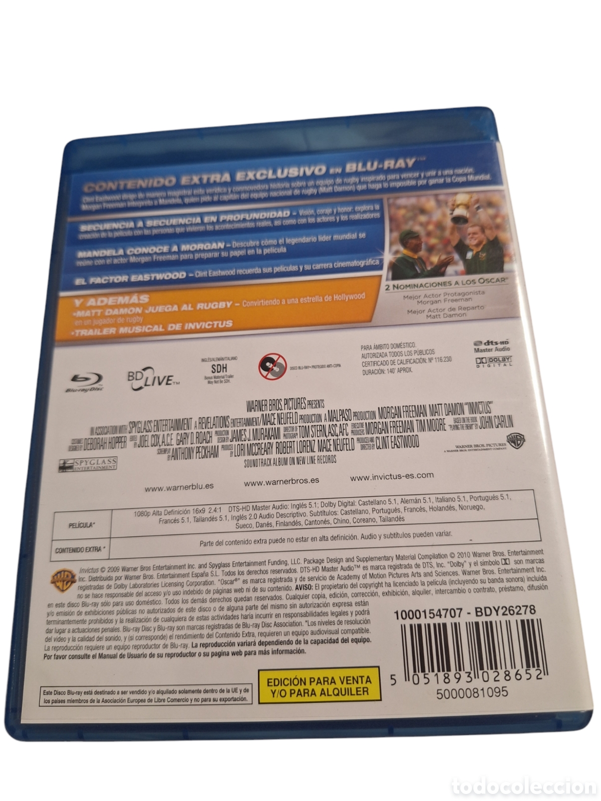 Cine: BL4 invictus BLURAY SEMINUEVO - Foto 2