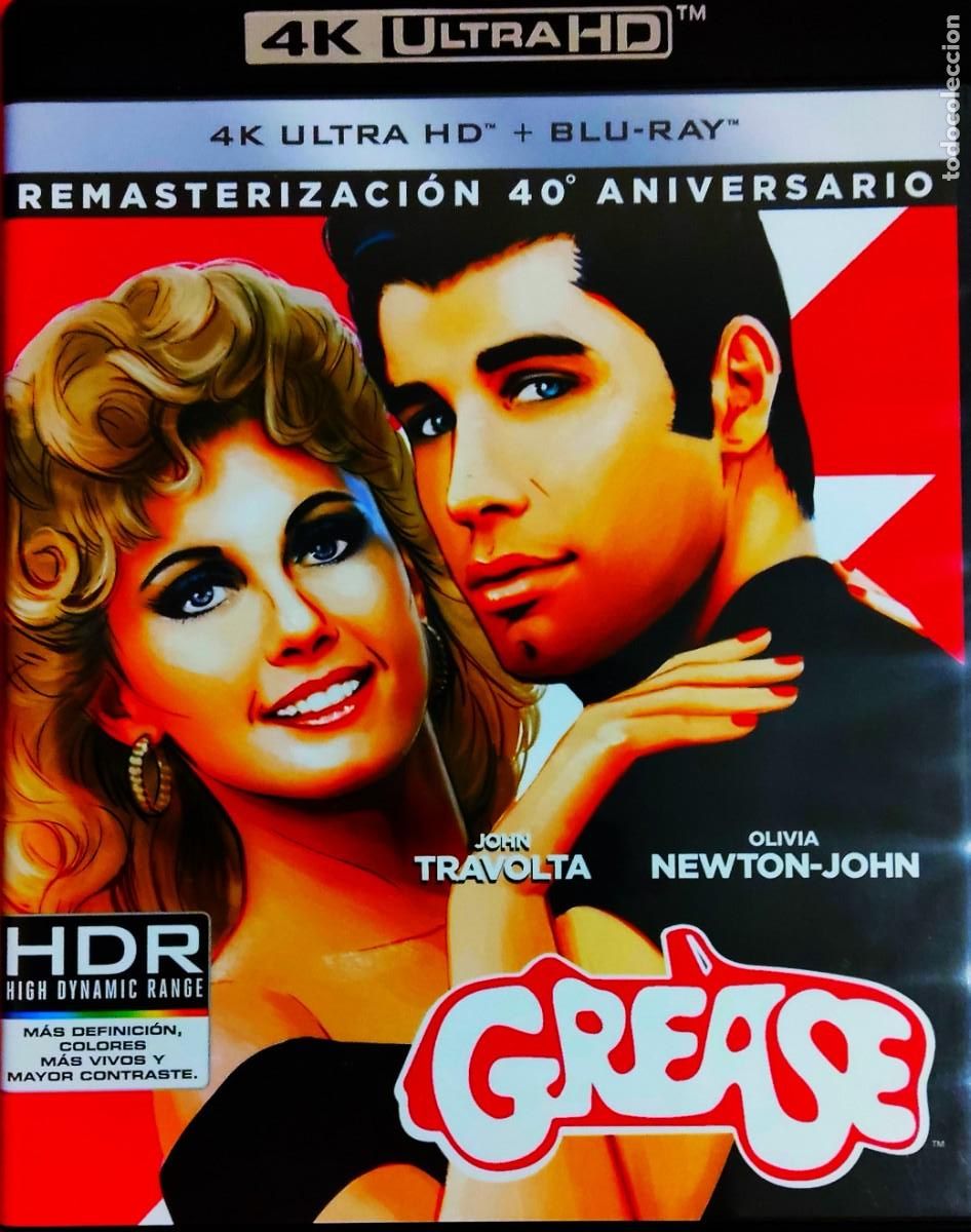 Cinema: GREASE &rdquo;BRILLANTINA&rdquo;. CINE EN BLU-RAY. COLECCION.