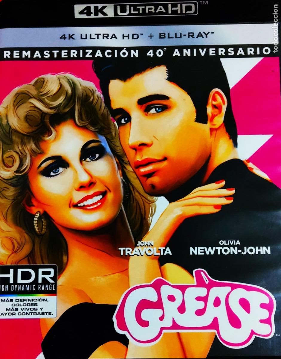 Cinema: GREASE &rdquo;BRILLANTINA&rdquo;. CINE EN BLU-RAY. COLECCION.