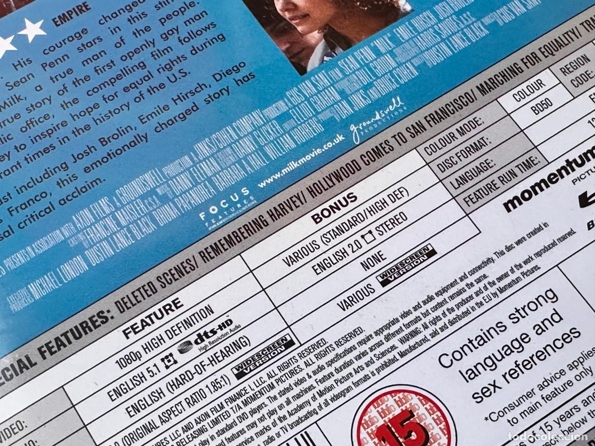 Cine: Milk (Blu-ray) - Sean Penn - Foto 3