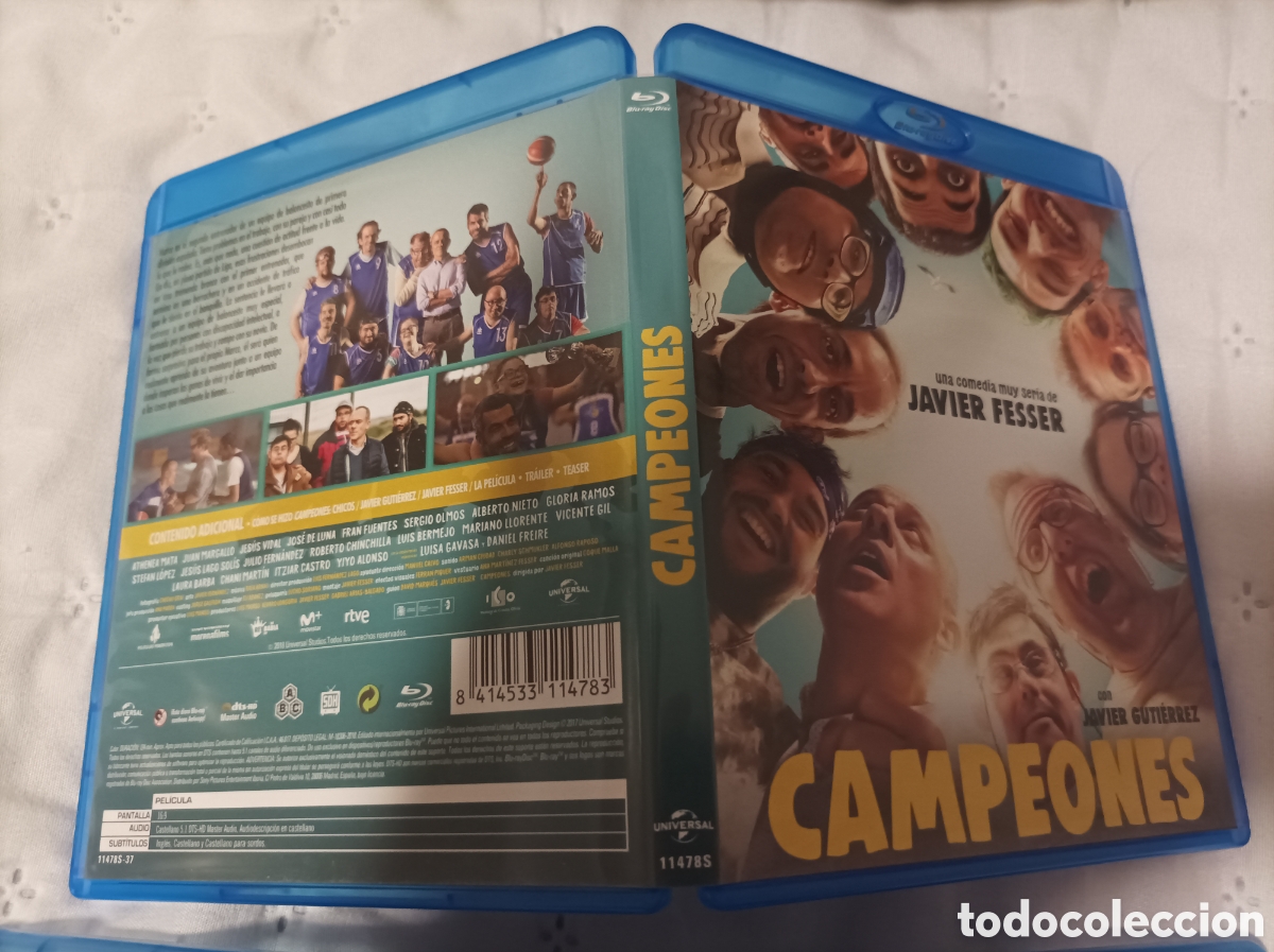 Cine: CAMPEONES BLU RAY DISC ORIGINAL - Foto 1