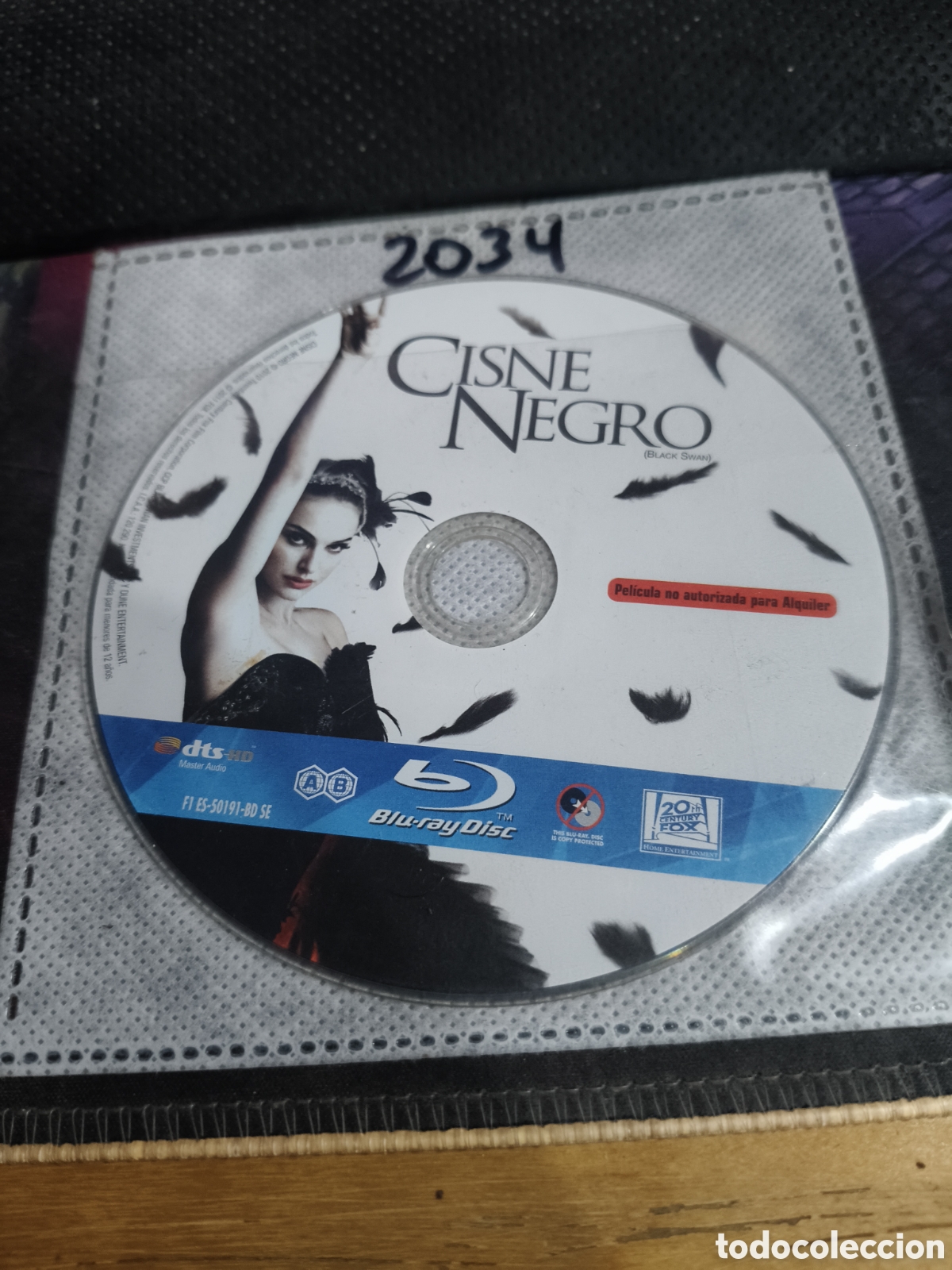 Cinema: Cisne negro Blu-ray -2034 (disco solo)