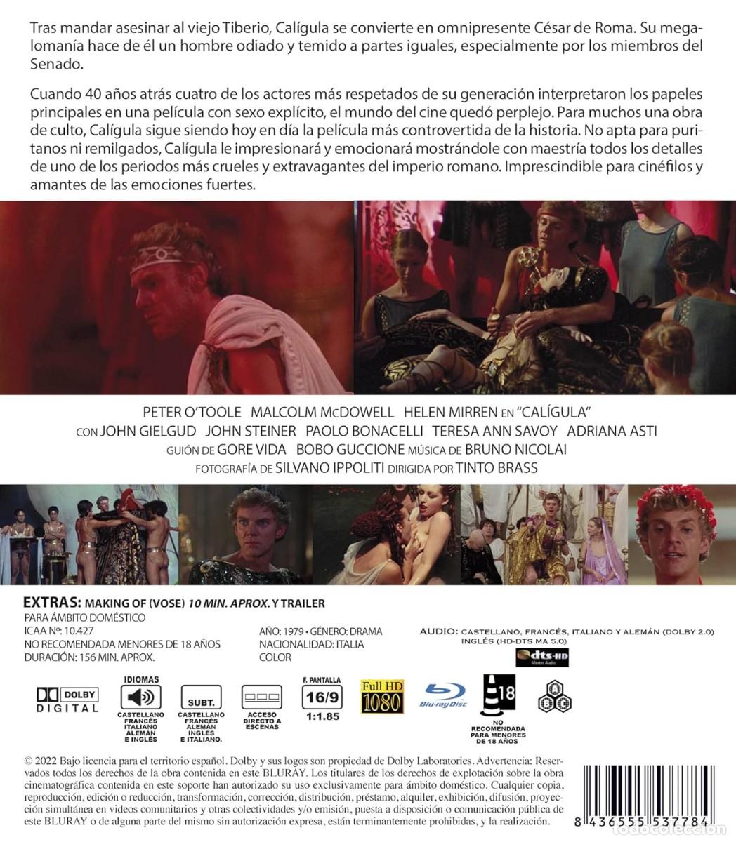 Cine: CALIGULA BLU-RAY NUEVO - Foto 2