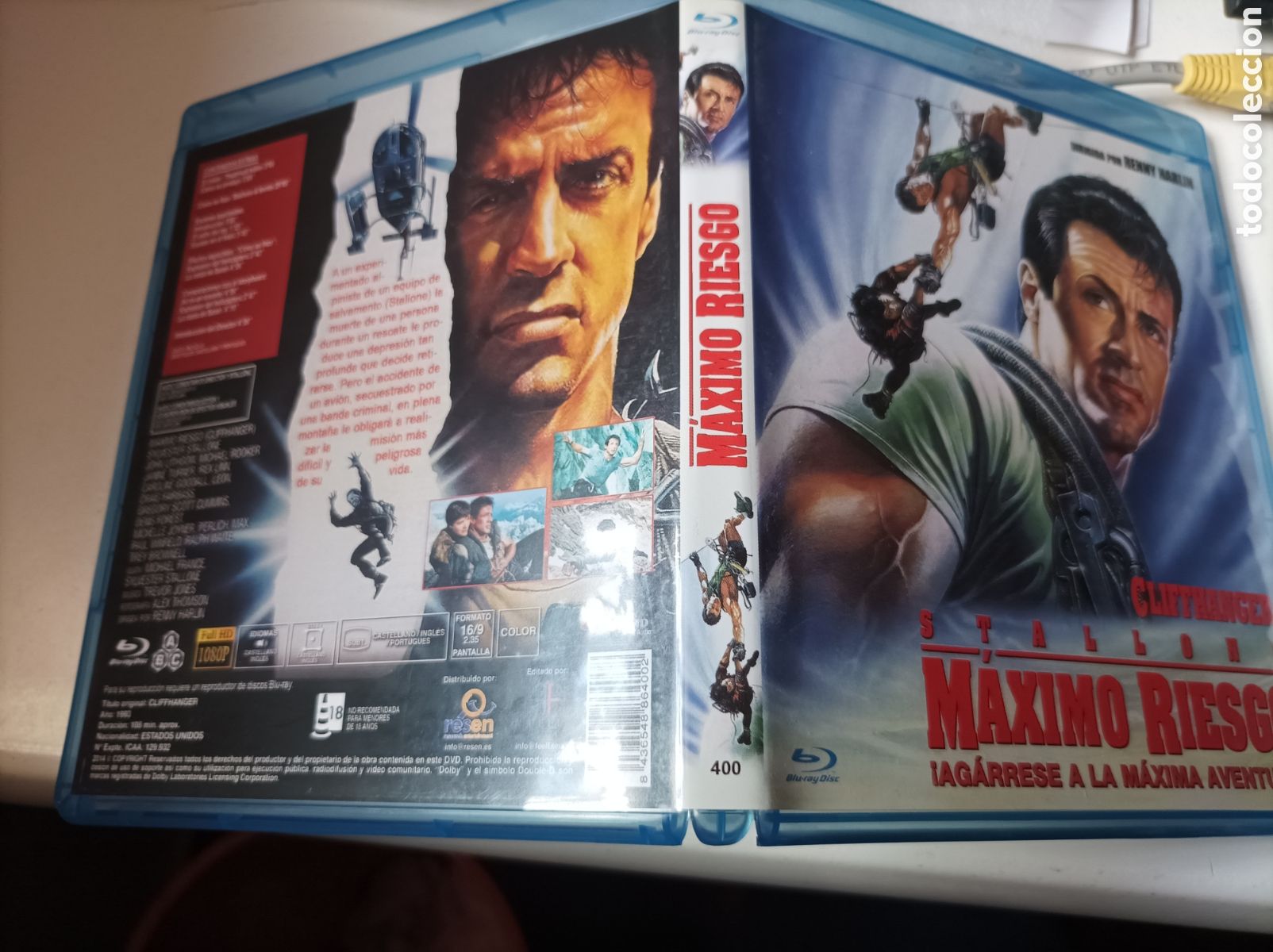 Cine: MAXIMO RIESGO STALLLONE BLU RAY DISC ORIGINAL - Foto 1