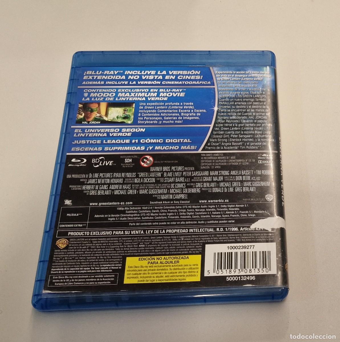 Cine: Green Lantern (Lintern verde) Blu ray - Foto 2