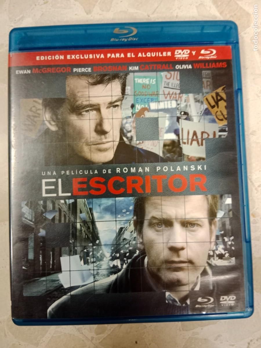 Cine: BLURAY BLU-RAY DISC - EL ESCRITOR - PROBADO - Foto 1