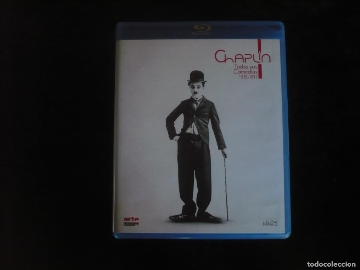 Cine: chaplin todas sus comedias 1915 - 1917 - en 4 bluray como nuevos