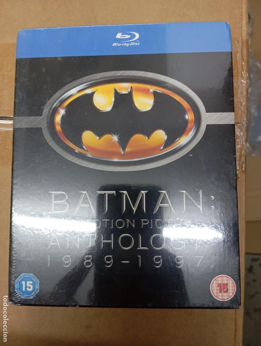 Cine: BATMAN ANTHOLOGY 1989 - 1997 ESTUCHE 4 PELICULAS NUEVO PRECINTADO