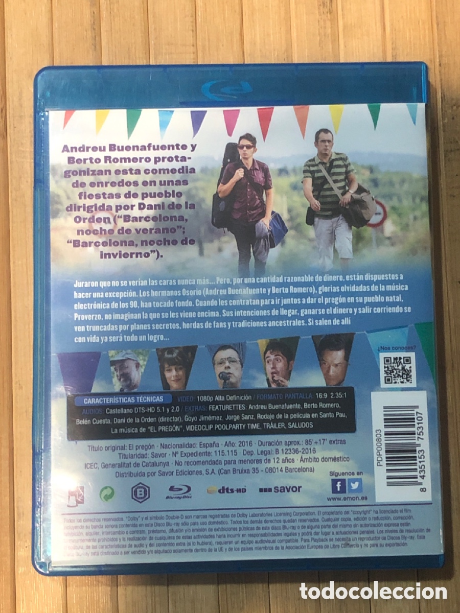 Cine: El preg&oacute;n BLURAY SEMINUEVO - Foto 2