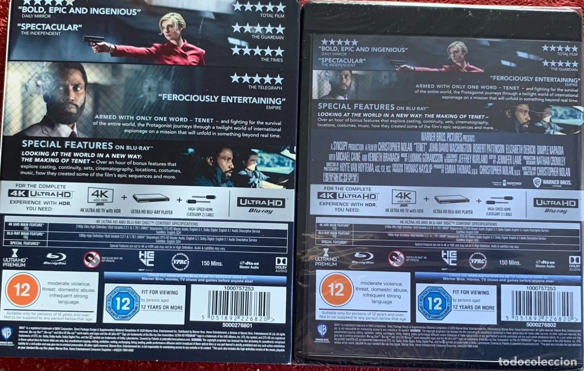 Kino: TENET - EDICION COLECCIONISTA 4K UHD + BLU RAY