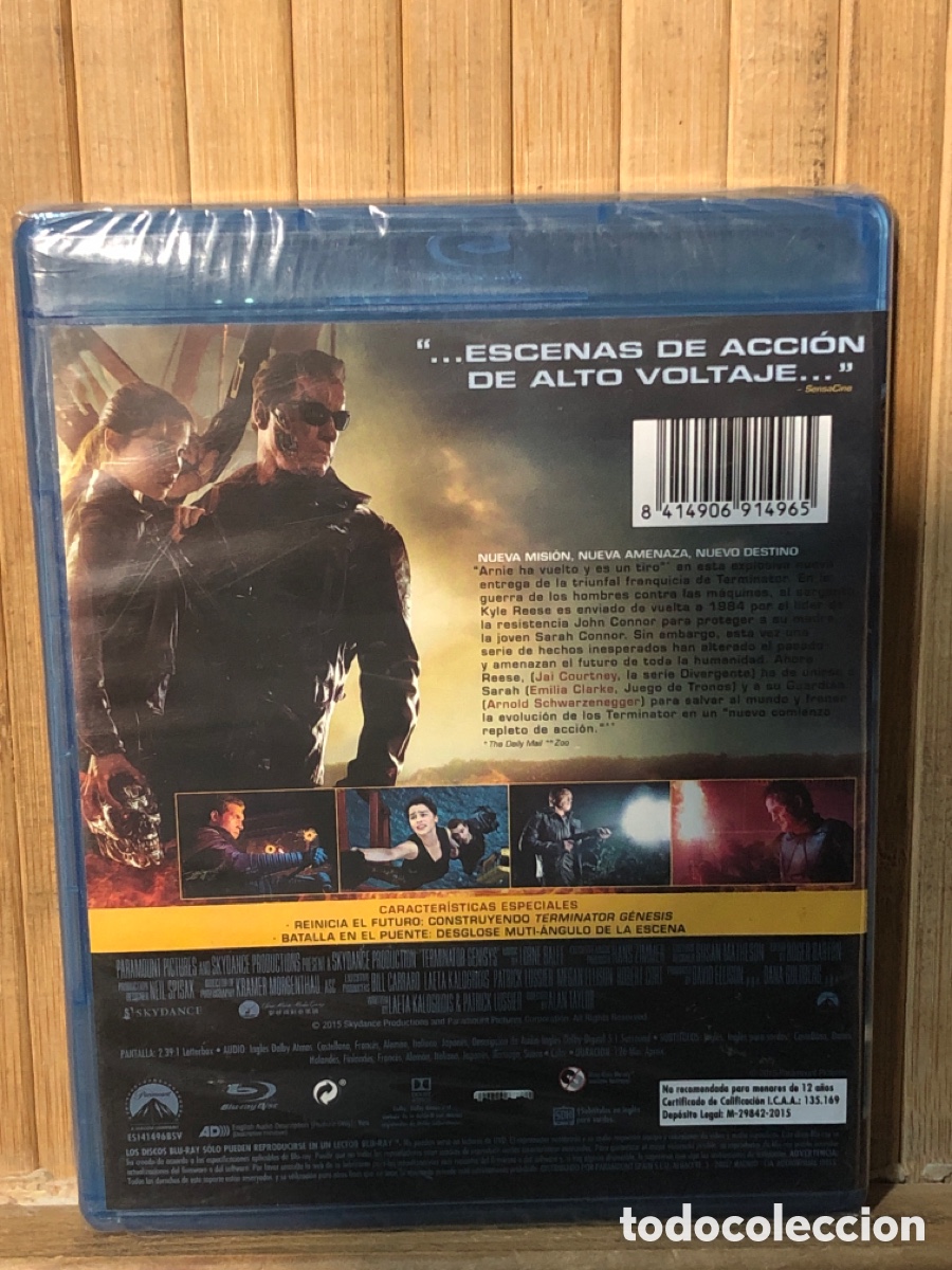 Cine: Terminator G&eacute;nesis BLURAY - Precintado - - Foto 2