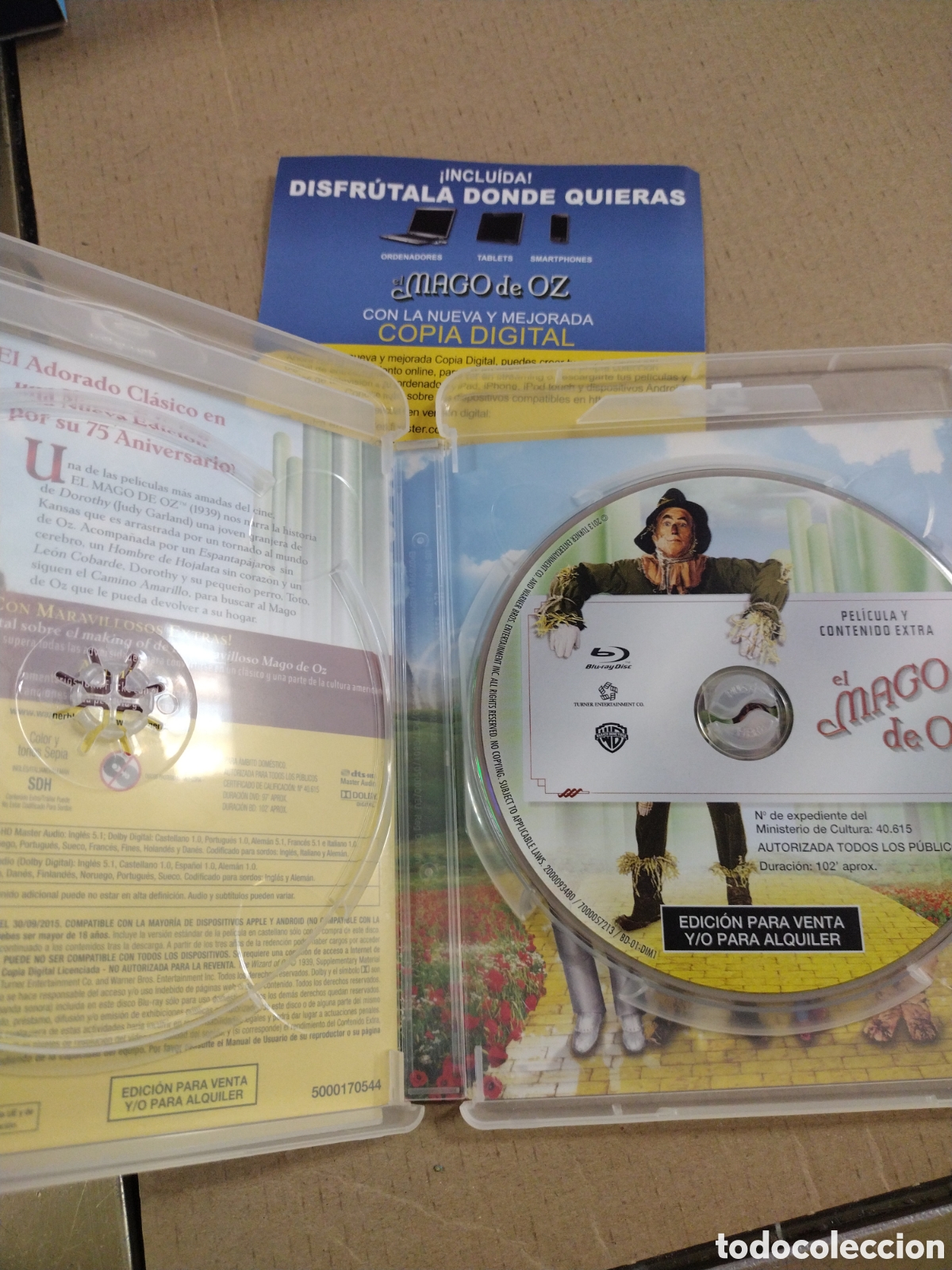 Cine: EL MAGO DE OZ. BLU RAY. Leer descripci&oacute;n. - Foto 3