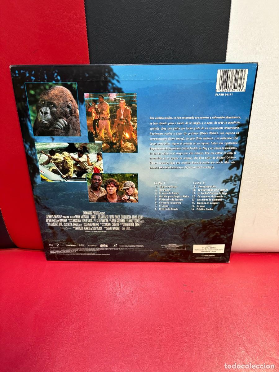 Cine: LASERDISC CONGO, EN PERFECTO ESTADO 1995 - Foto 2