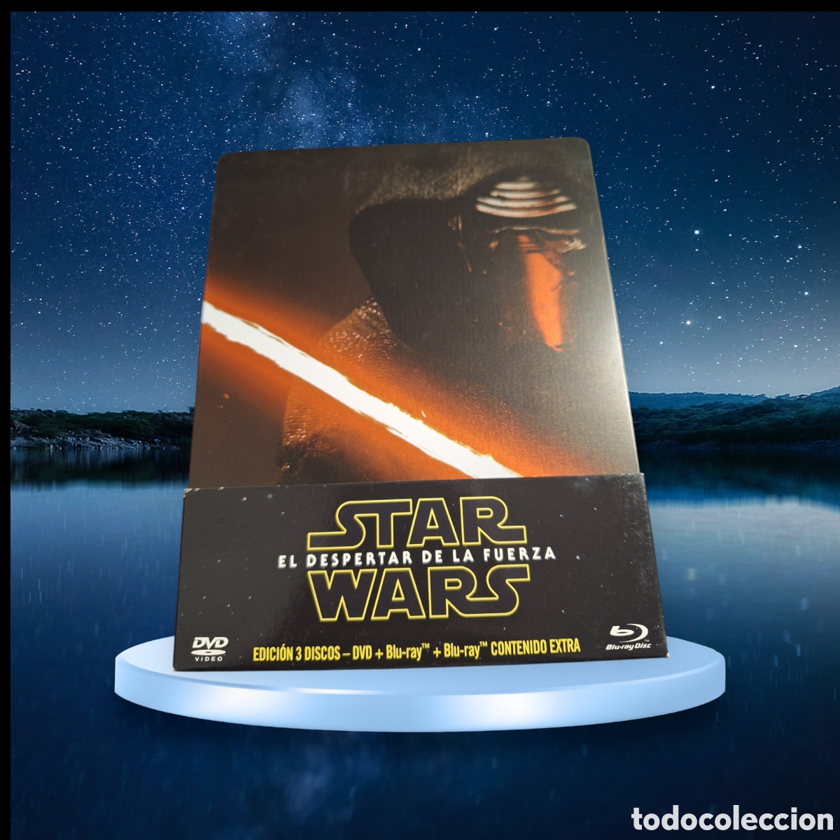 Cine: RB64 star wars el despertar de la fuerza steelbook BLURAY SEGUNDAMANO