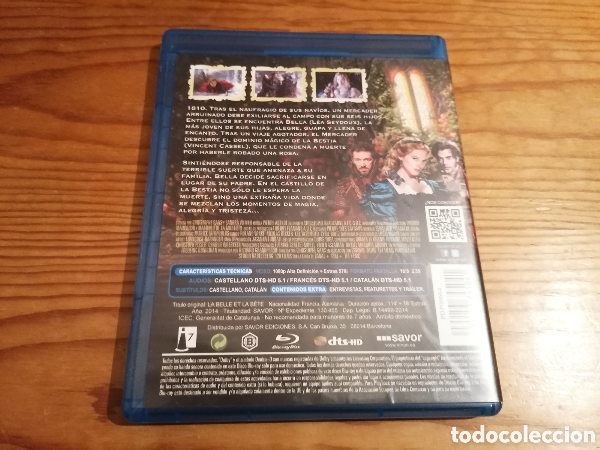 Cine: Blu-ray: La Bella y la Bestia - Foto 2
