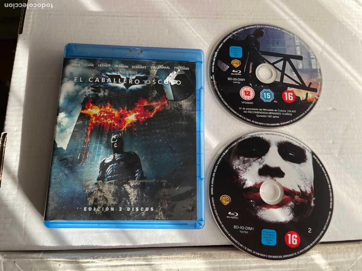 Cine: EL CABALLERO OSCURO BATMAN - PELICULA BRAY BLURAY KREATEN