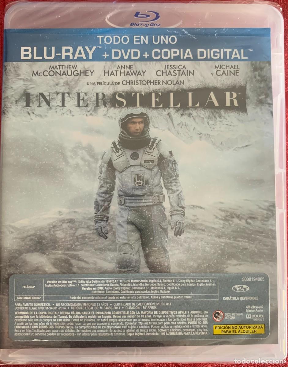 Cine: INTERSTELLAR (Christopher Nolan, 2014) EDICION DVD + BLU RAY - Foto 1