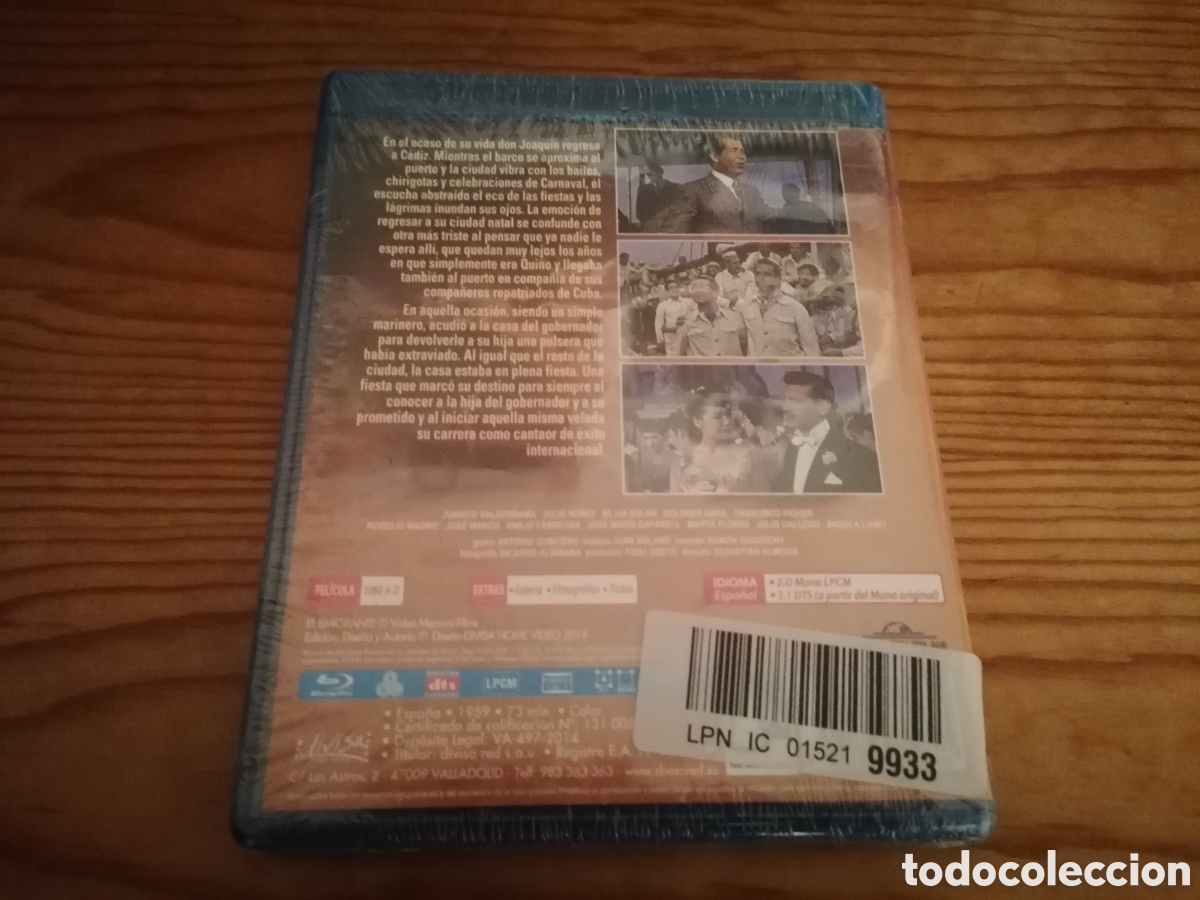 Cine: Blu-ray: El Emigrante &rdquo;Precintado&rdquo; - Foto 2