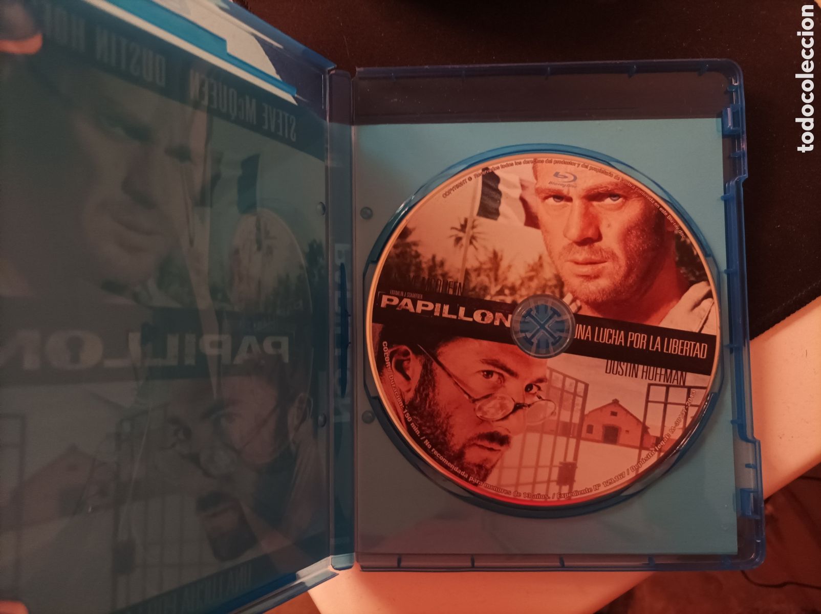 Cine: PAPILLON BLU RAY DISC ORIGINAL - Foto 2