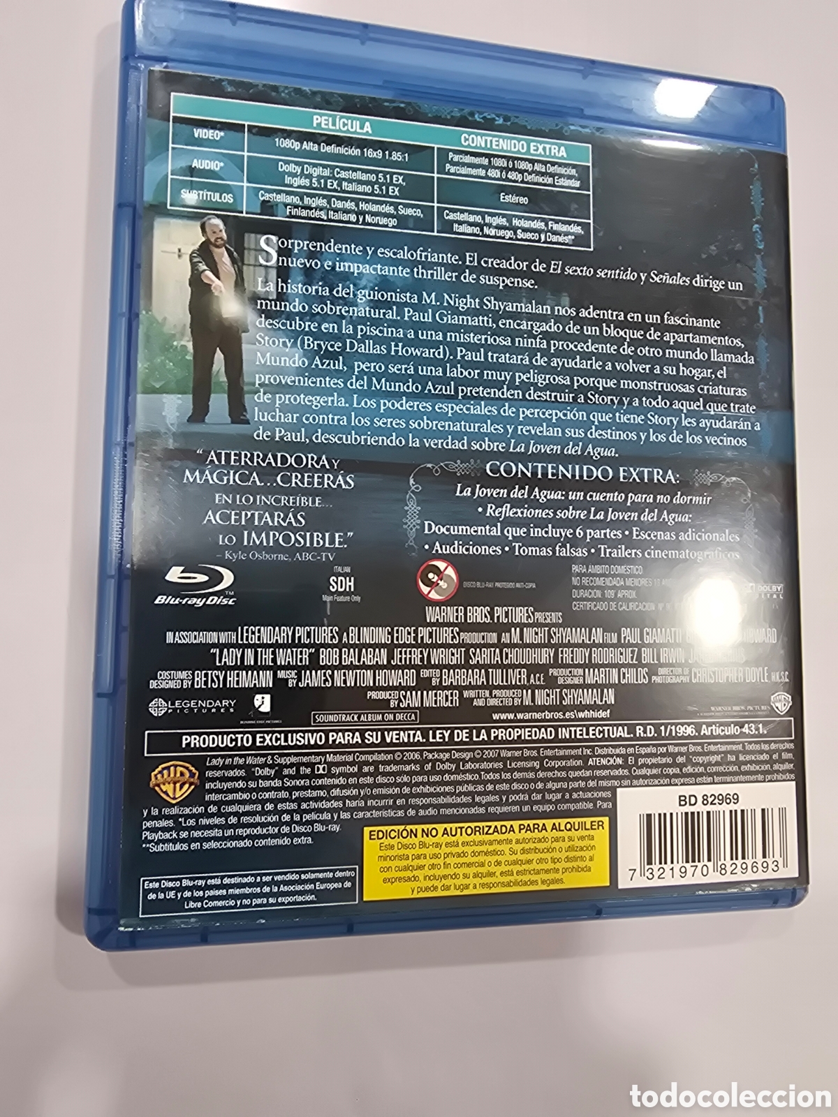 Cine: LA JOVEN DEL AGUA , BLU-RAY - Foto 2